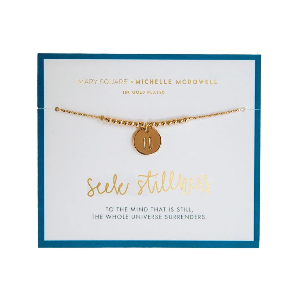 Seek Stillness bracelet